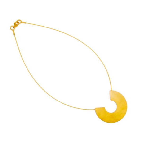 Collier mit dreiviertel Kreis
