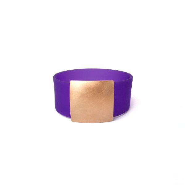 Armband Make-A-Change Quadrat - Rose & Violett