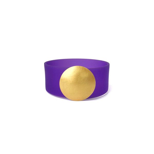 Armband Make-A-Change Kreis - Gold & Violett