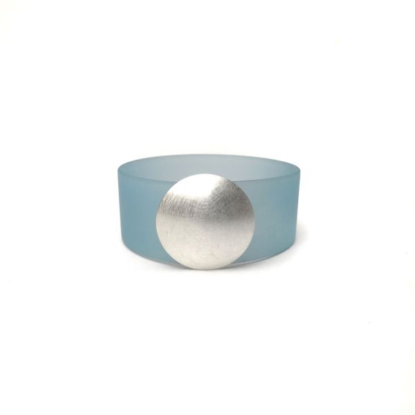 Armband Make-A-Change Kreis - Silber & Aqua