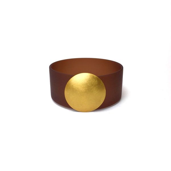 Armband Make-A-Change Kreis - Gold & Braun
