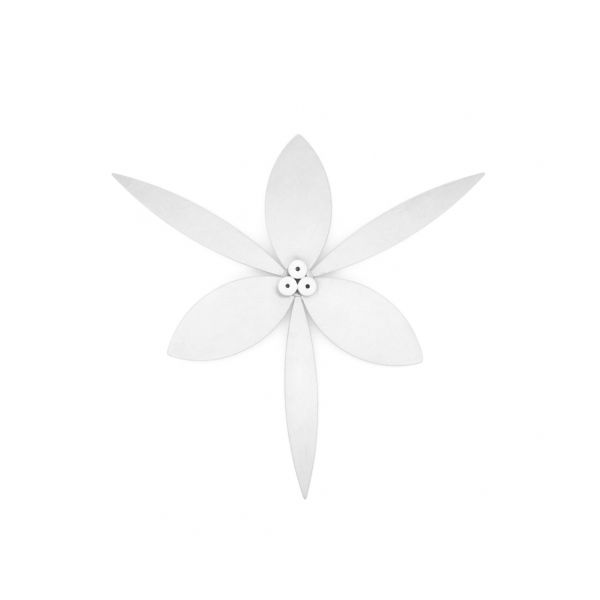 Brosche Blüte - Silber