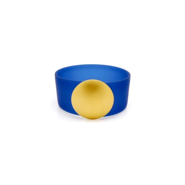 Armband Make-A-Change Kreis - Gold & Blau