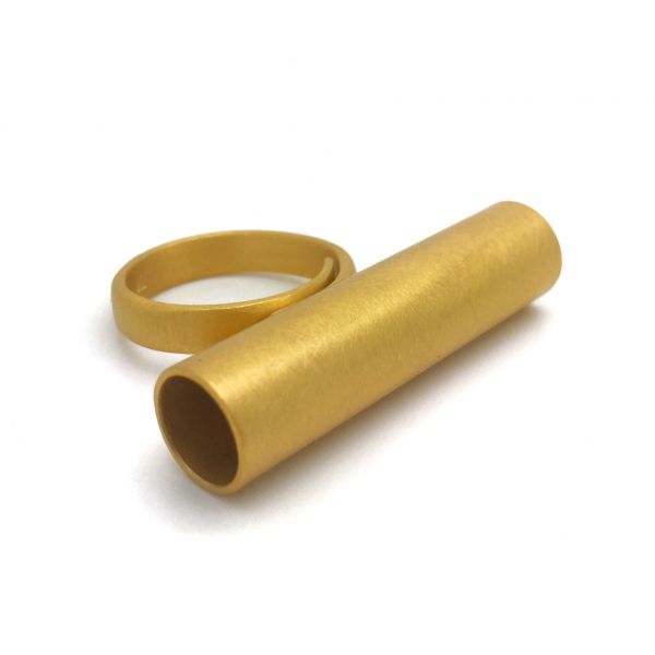 Ring Rohr - Gold